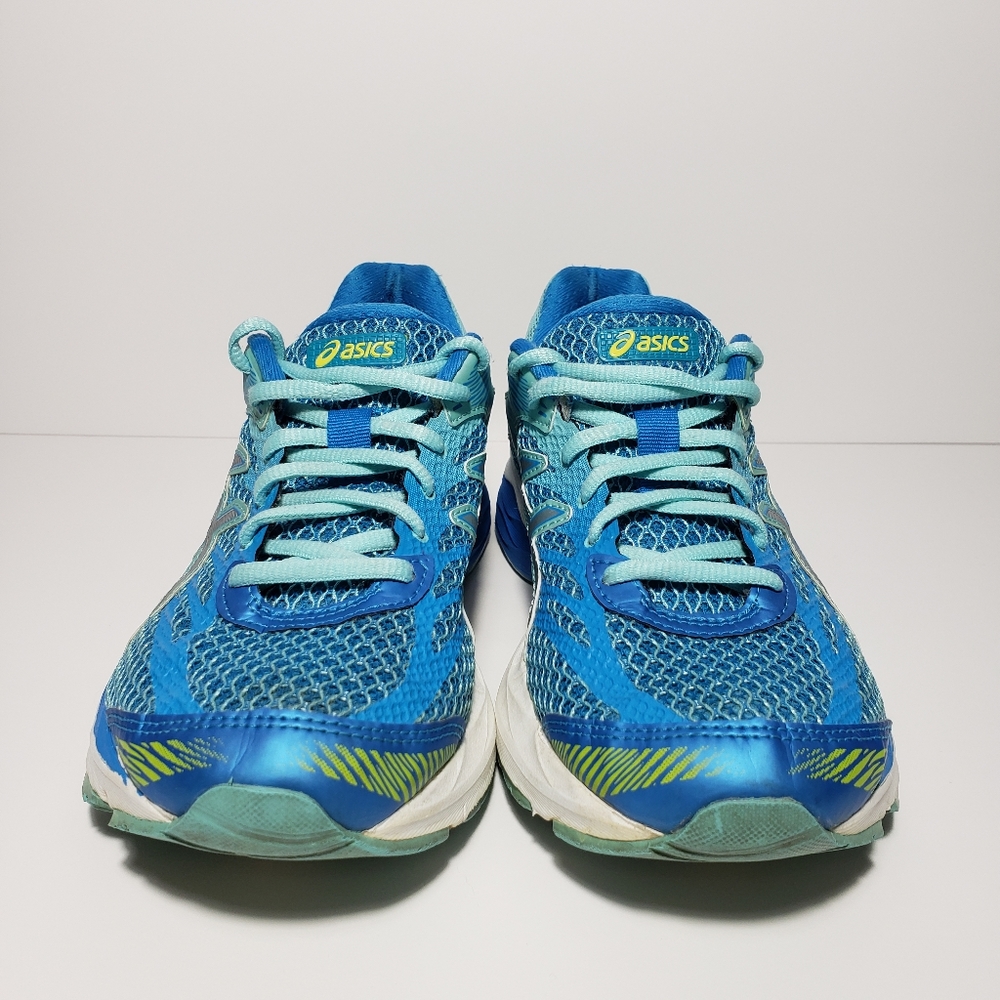 Women's ASICS GEL Flux 4 Athletic Running Shoes Diva Blue/Silver Sz 6.5 SN T764N - Picture 4 of 9